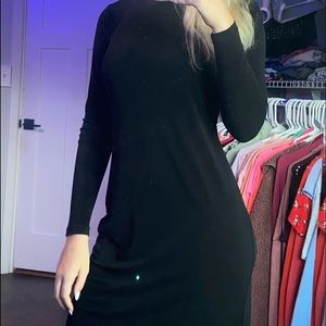 black dress